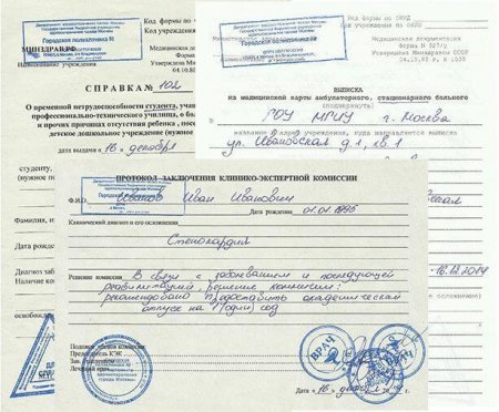 справка для академического отпуска образец